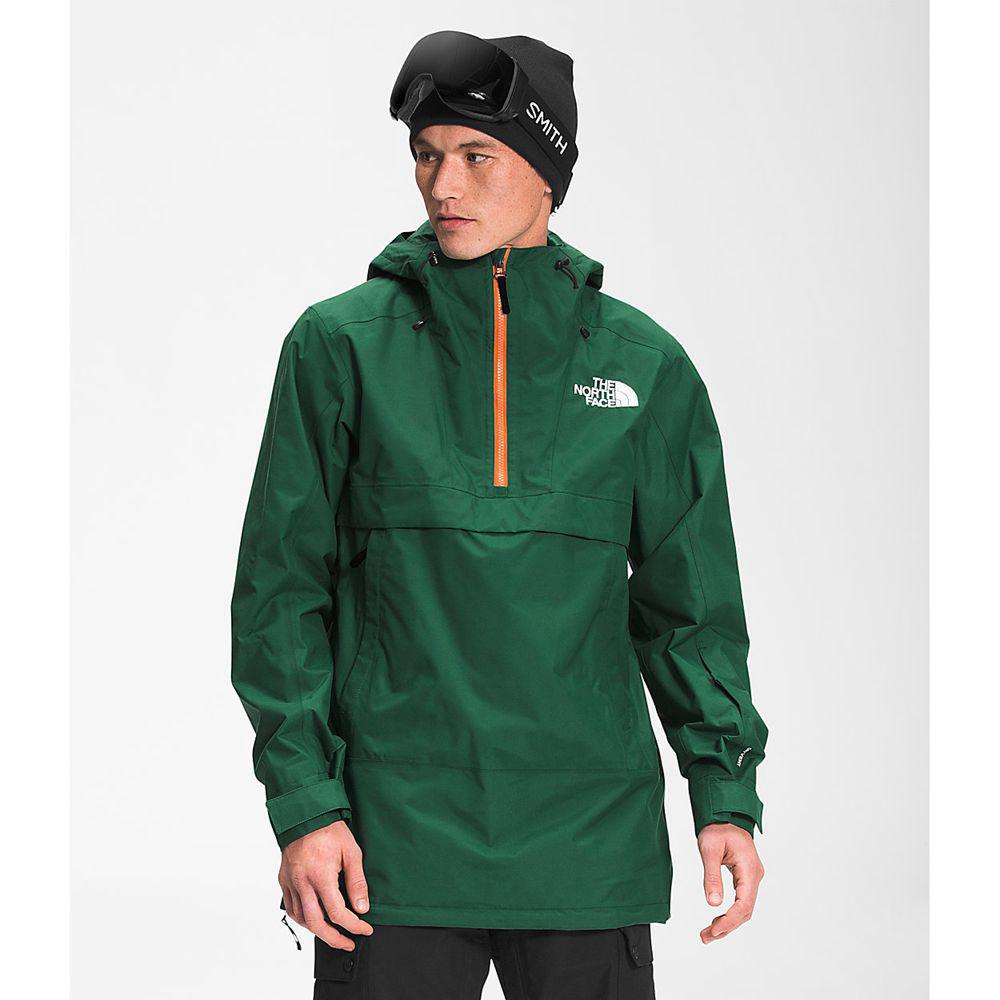 The North Face Silvani Anorak Ανδρικα Μπουφάν Για Σκι - Πρασινο (ZEKN58342)